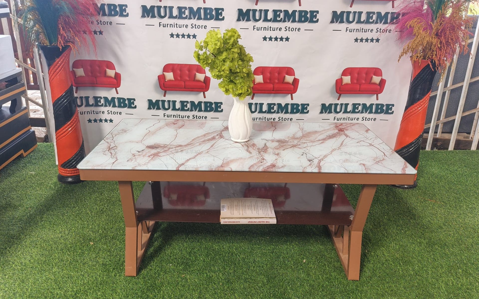 Marble & Metal Coffee Table