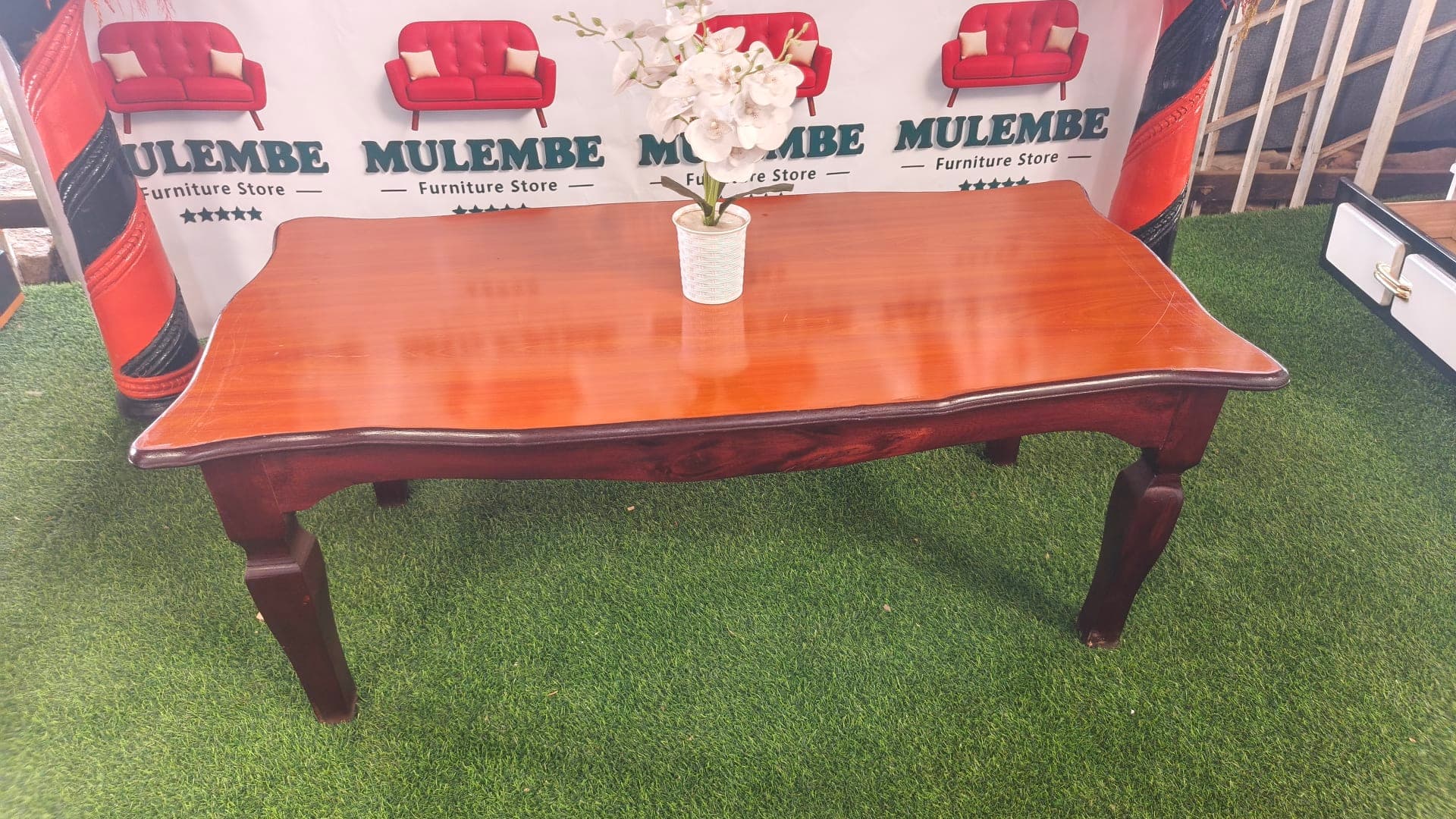Two-Tone Mahogany Table
