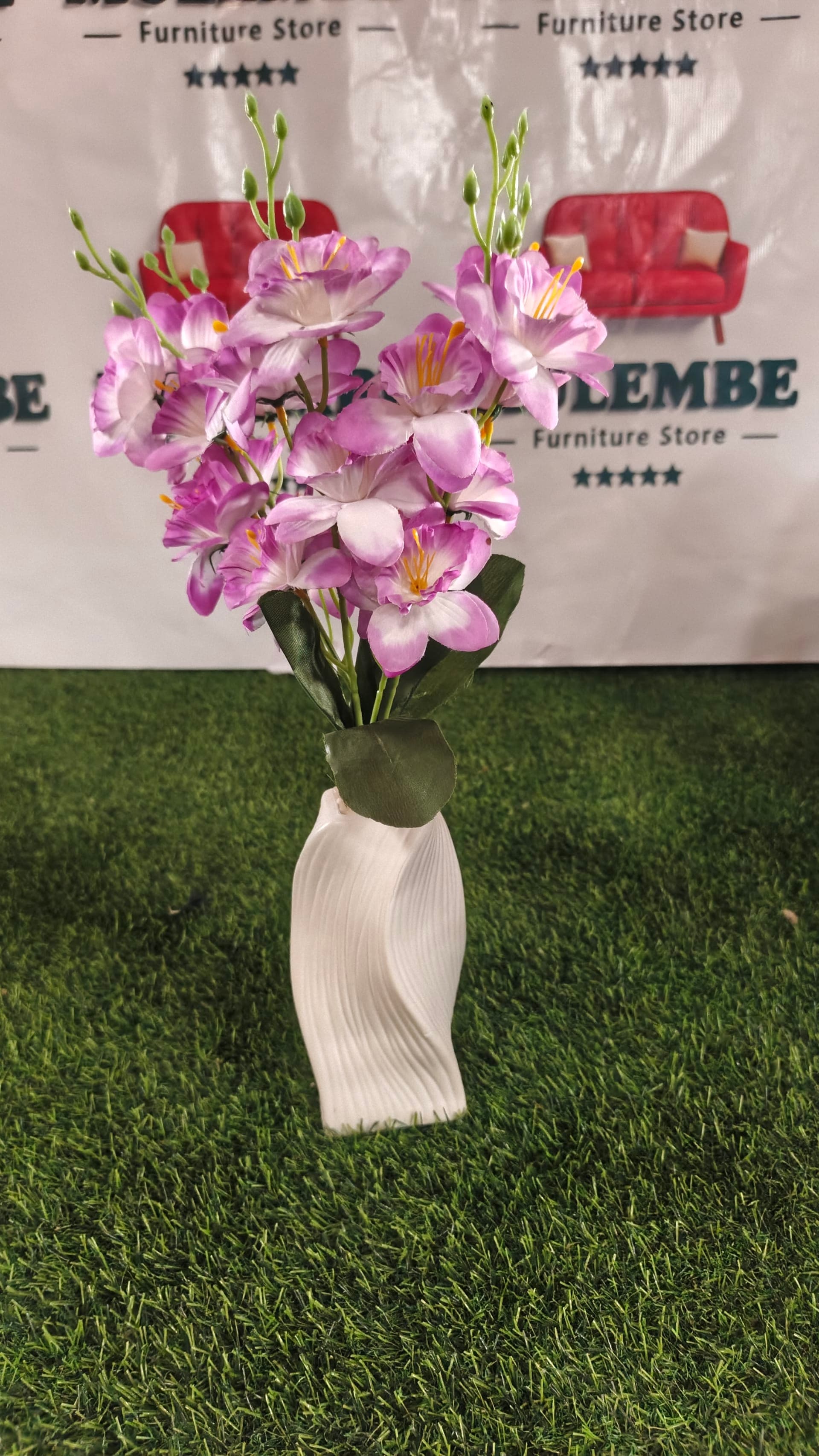 Lilac Freesia Vase