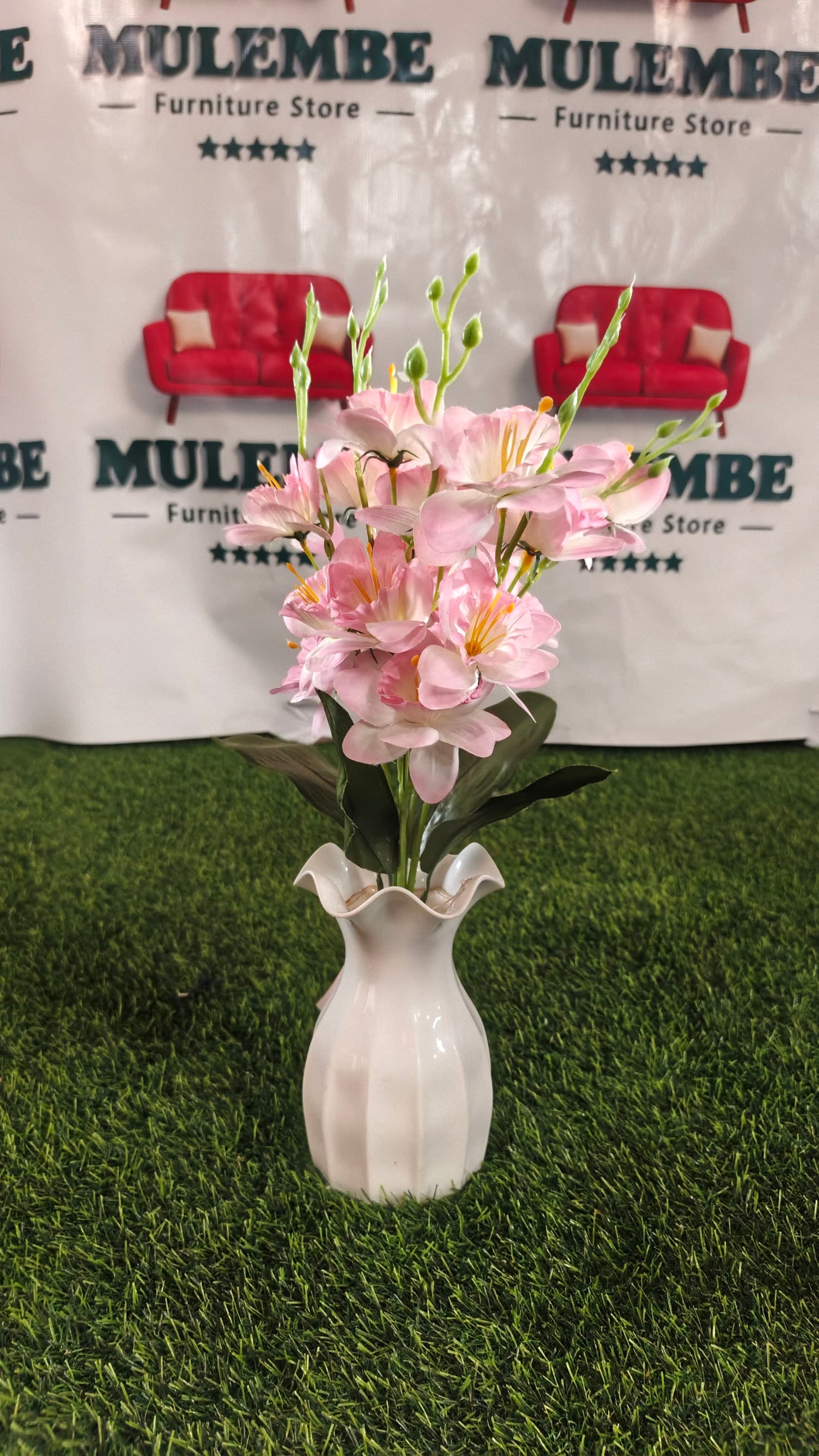 Pink Lily Vase